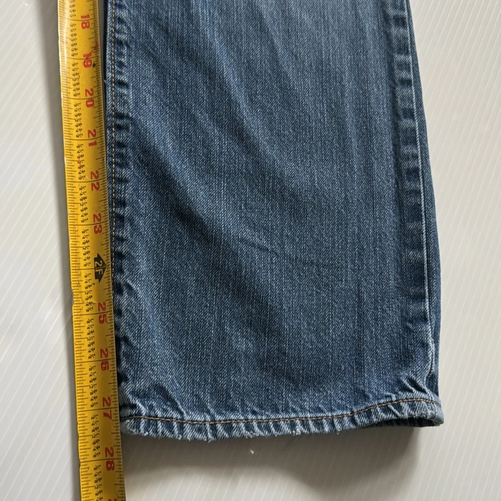 Old Navy straight leg blue jeans.  Boys size 16